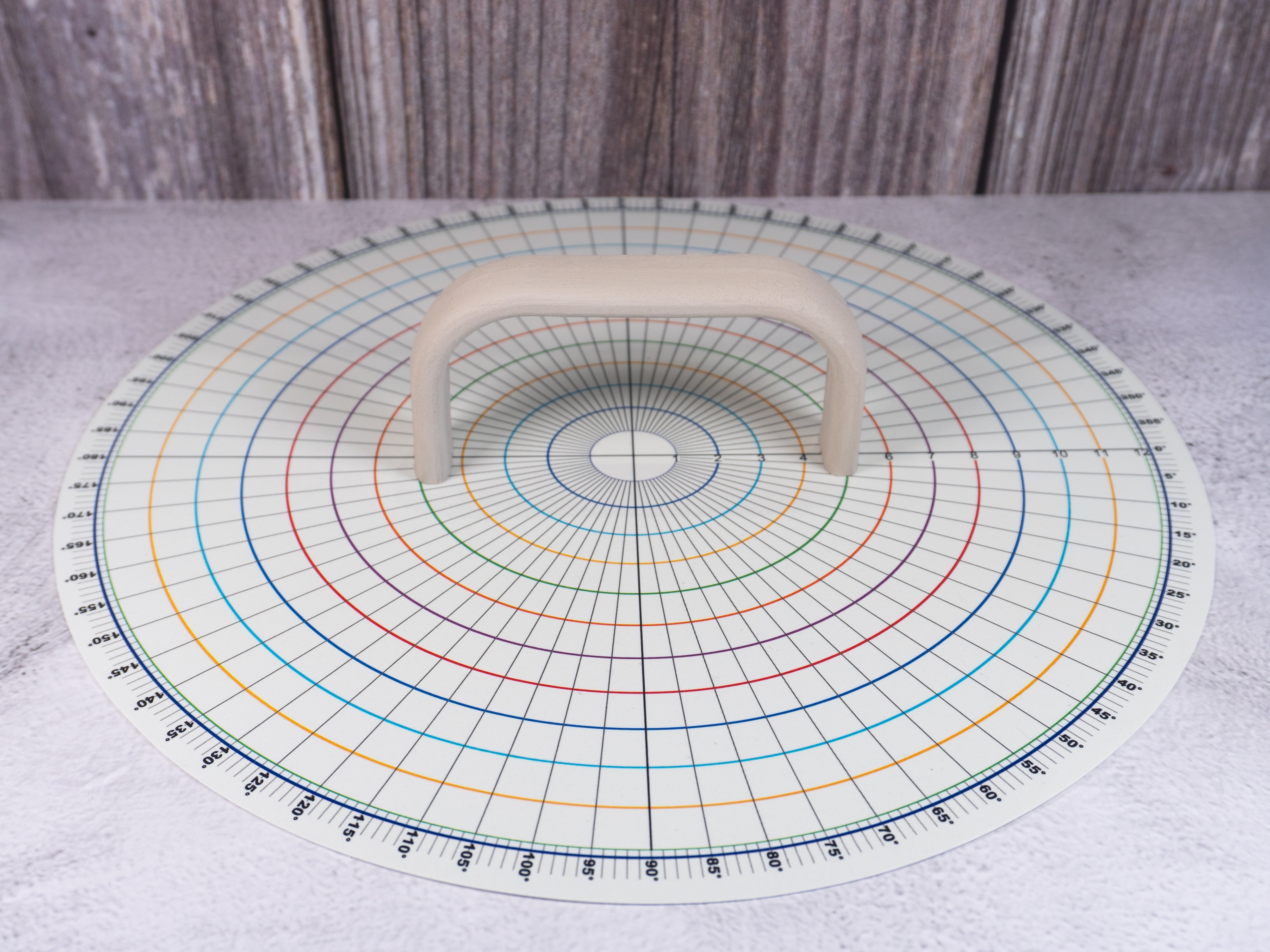 26cm Circle Divider for Pottery – Rotary Clay Trimming Disc - Ceramind® Tools