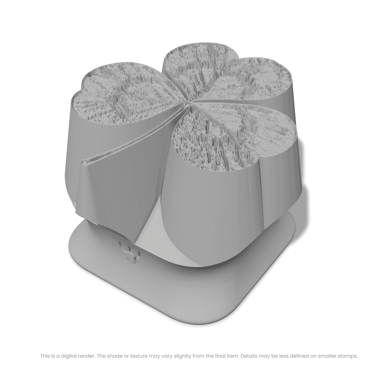 3-Leafed Clover Stamps - Photo Textured - Ceramind® Tools