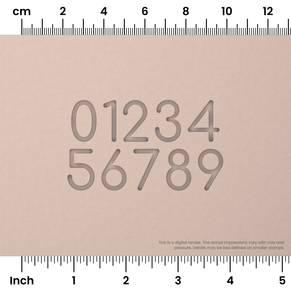 Comfortaa | Number Stamp Sets - Ceramind® Tools
