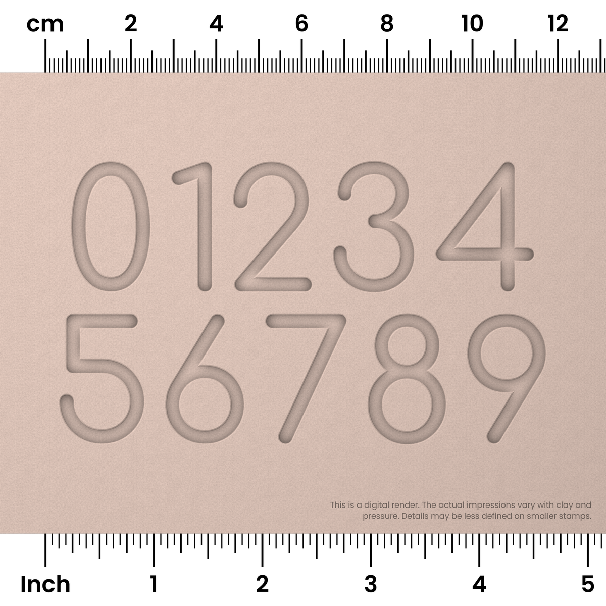 Comfortaa | Number Stamp Sets - Ceramind® Tools
