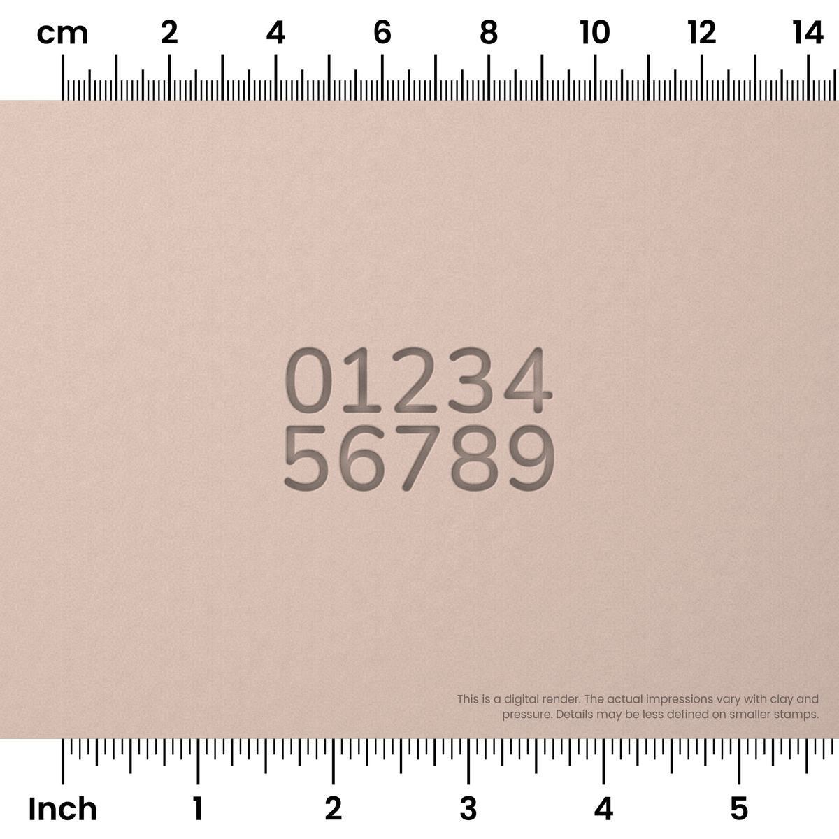 Nunito | Number Stamp Sets - Ceramind® Tools