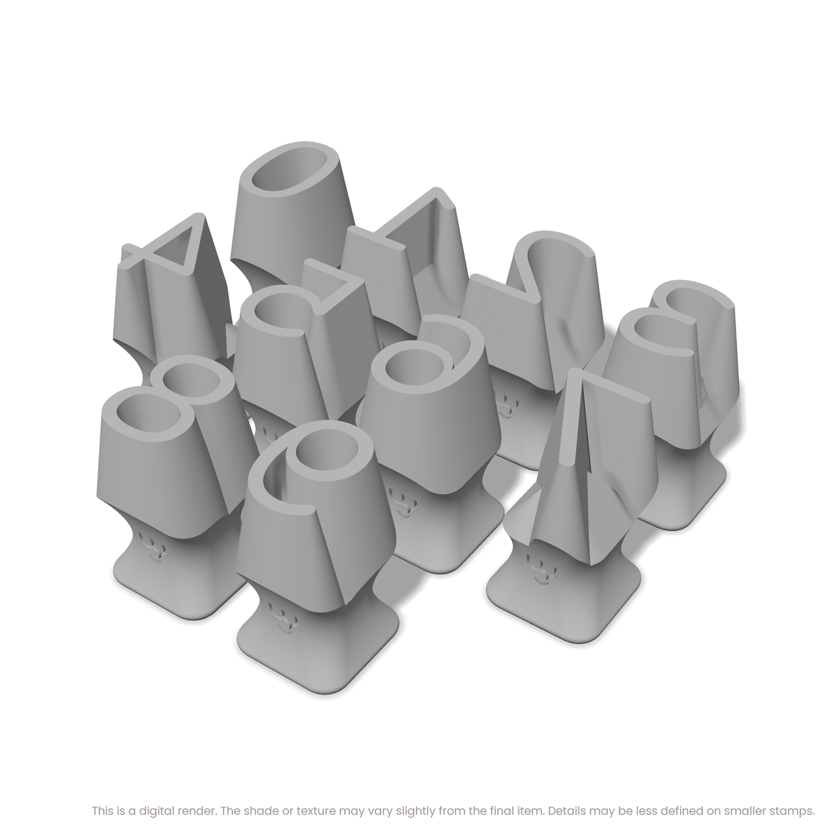 Nunito | Number Stamp Sets - Ceramind® Tools