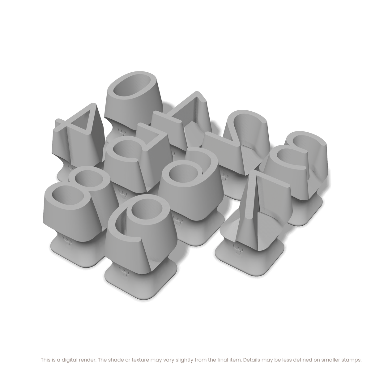 Nunito | Number Stamp Sets - Ceramind® Tools