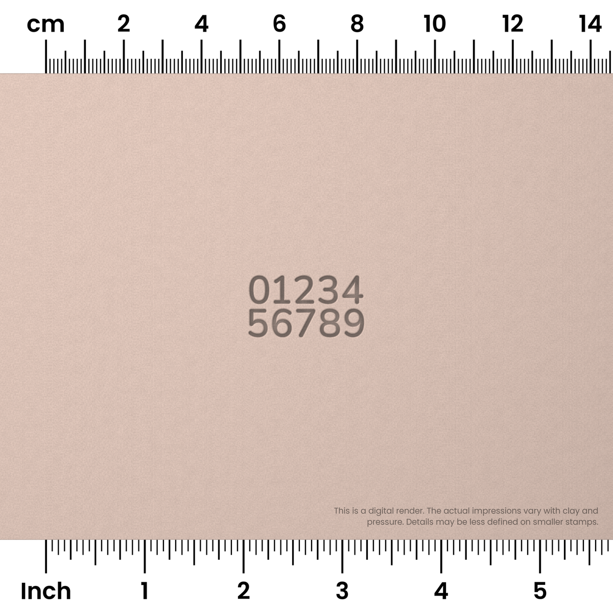 Nunito | Number Stamp Sets - Ceramind® Tools
