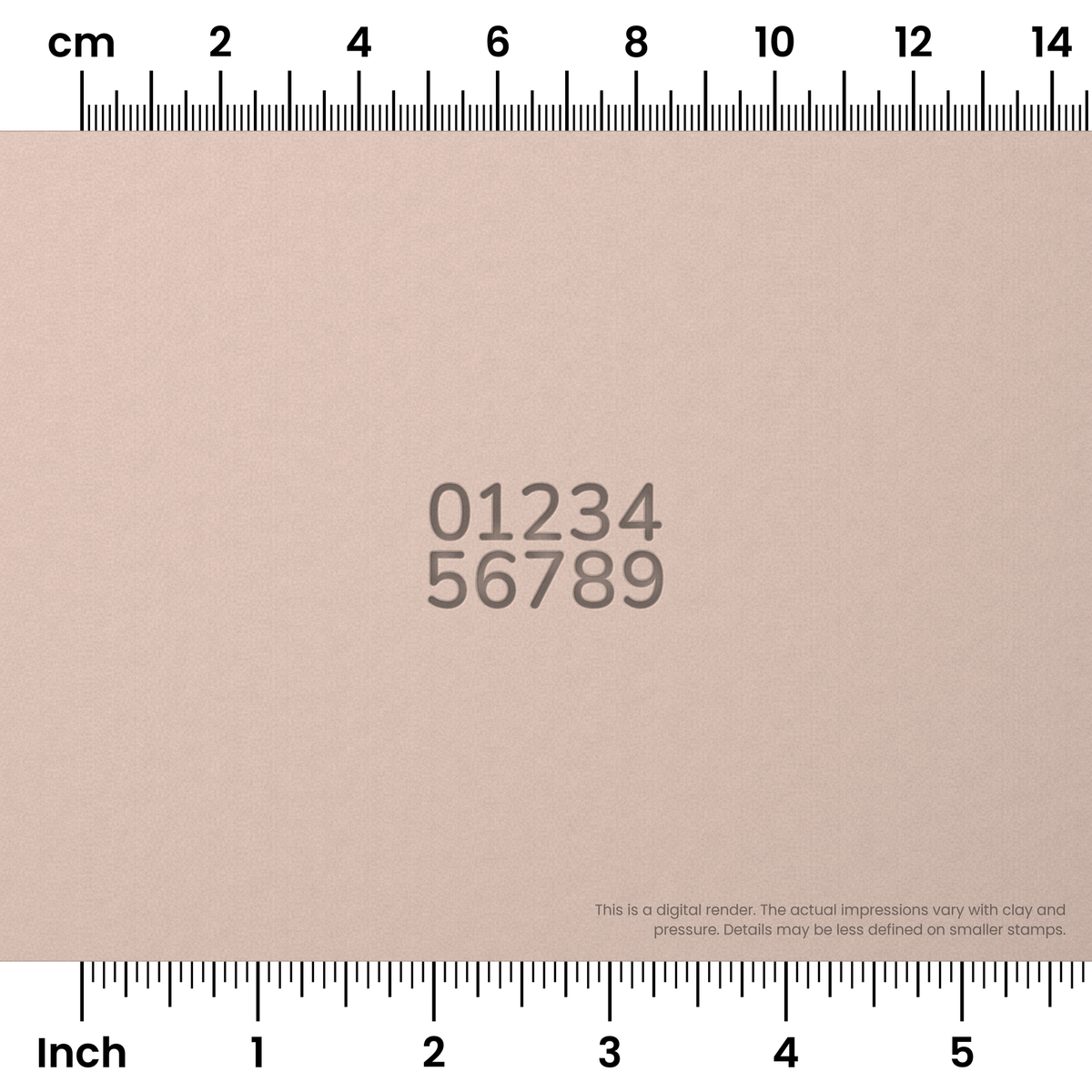 Nunito | Number Stamp Sets - Ceramind® Tools