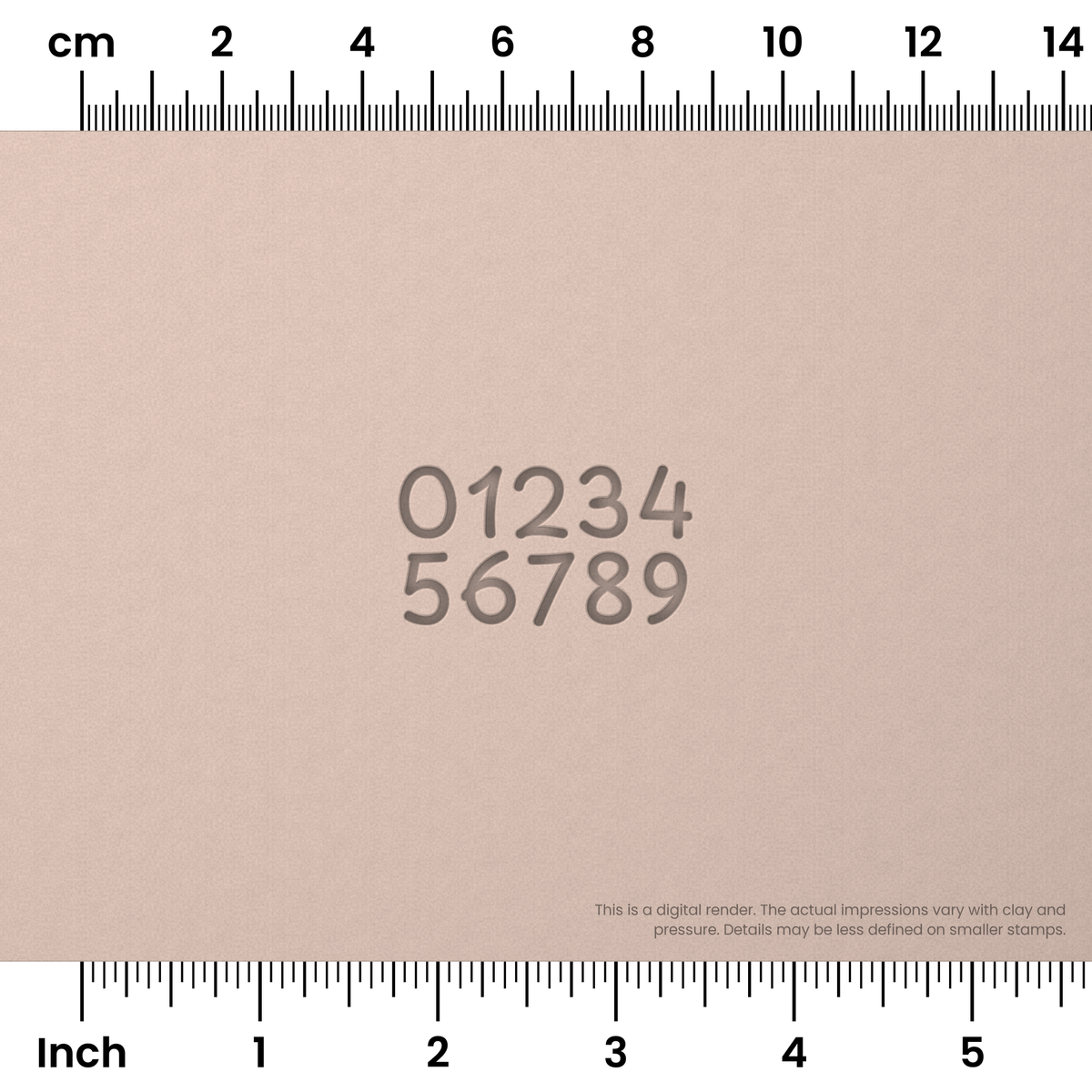 Playpen Sans | Number Stamp Sets - Ceramind® Tools