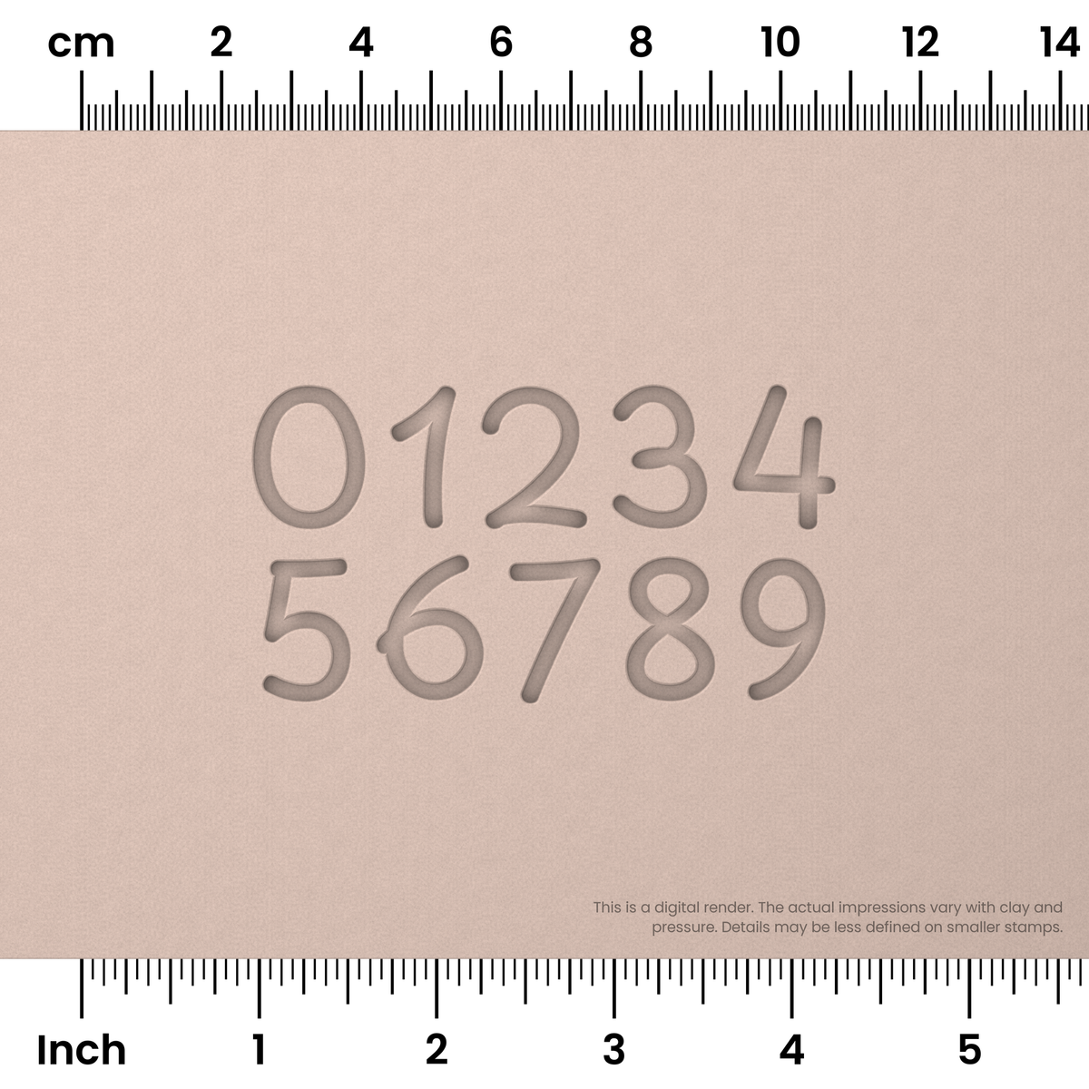 Playpen Sans | Number Stamp Sets - Ceramind® Tools