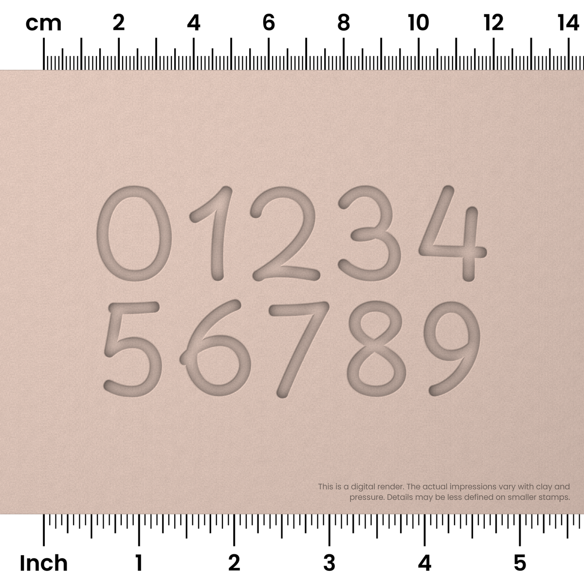 Playpen Sans | Number Stamp Sets - Ceramind® Tools