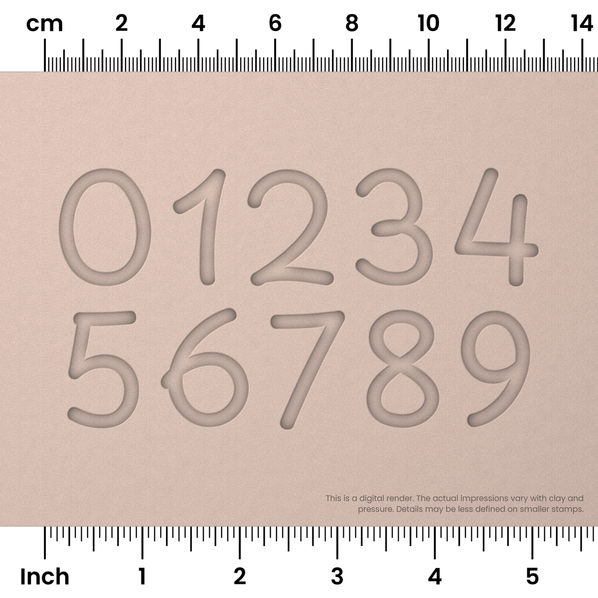 Playpen Sans | Number Stamp Sets - Ceramind® Tools
