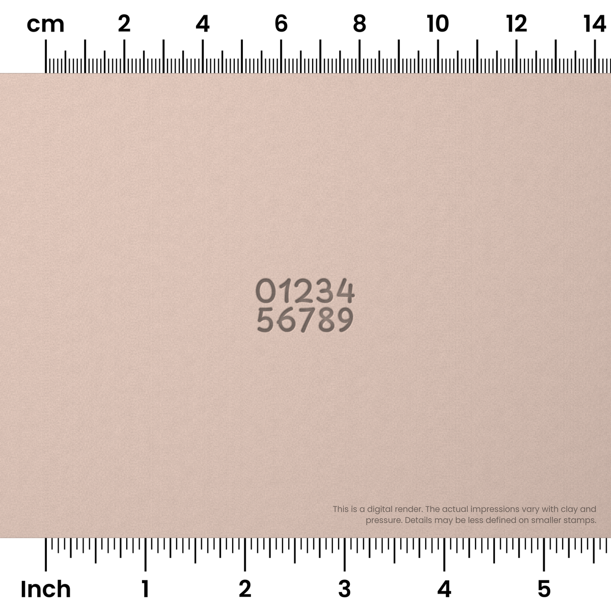Playpen Sans | Number Stamp Sets - Ceramind® Tools