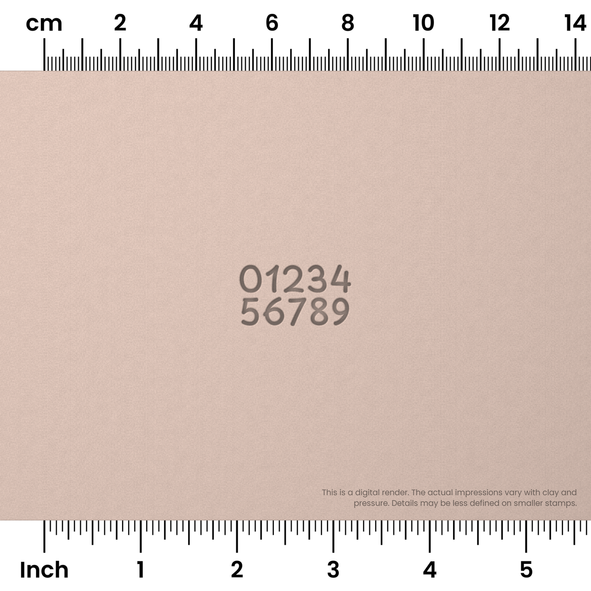 Playpen Sans | Number Stamp Sets - Ceramind® Tools