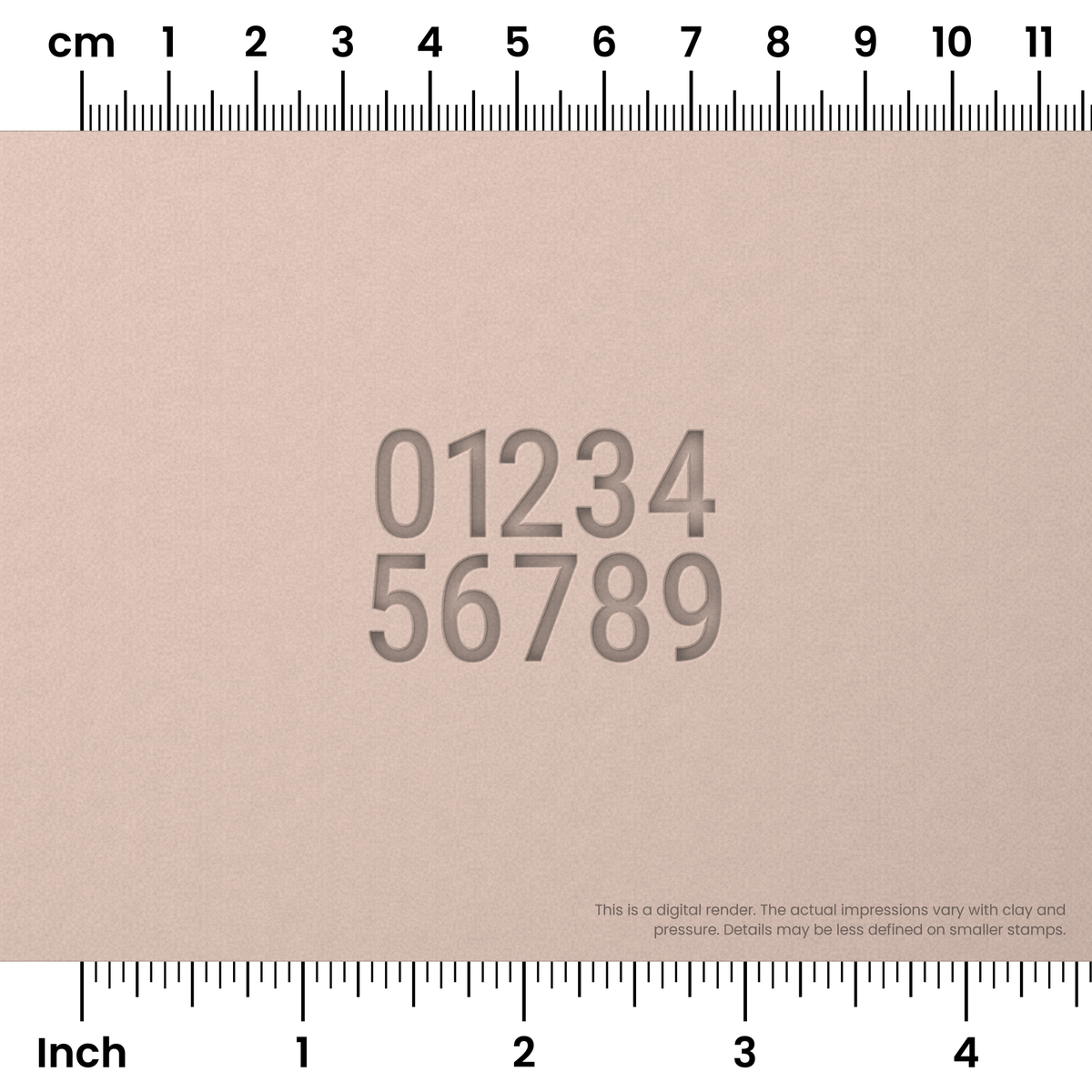 Roboto Condensed | Number Stamp Sets - Ceramind® Tools