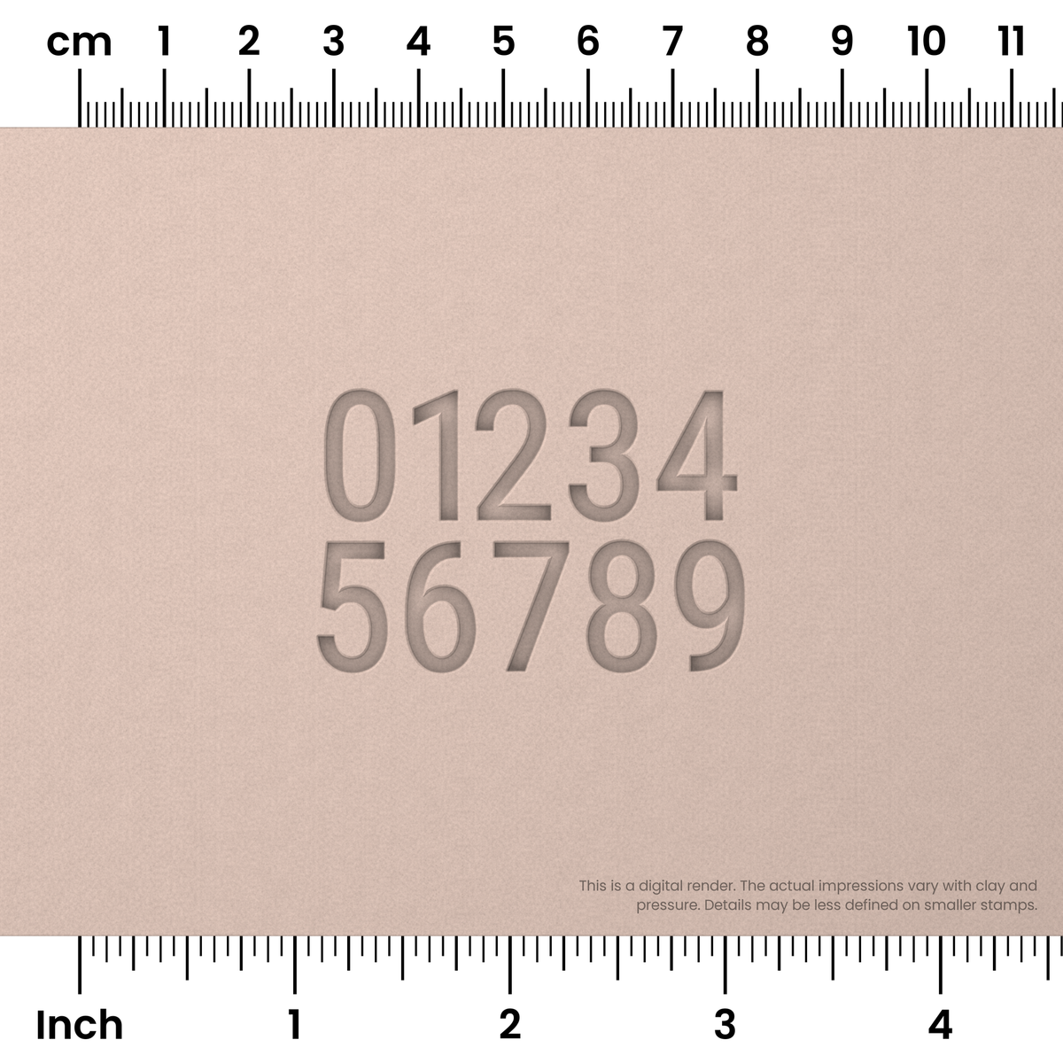 Roboto Condensed | Number Stamp Sets - Ceramind® Tools