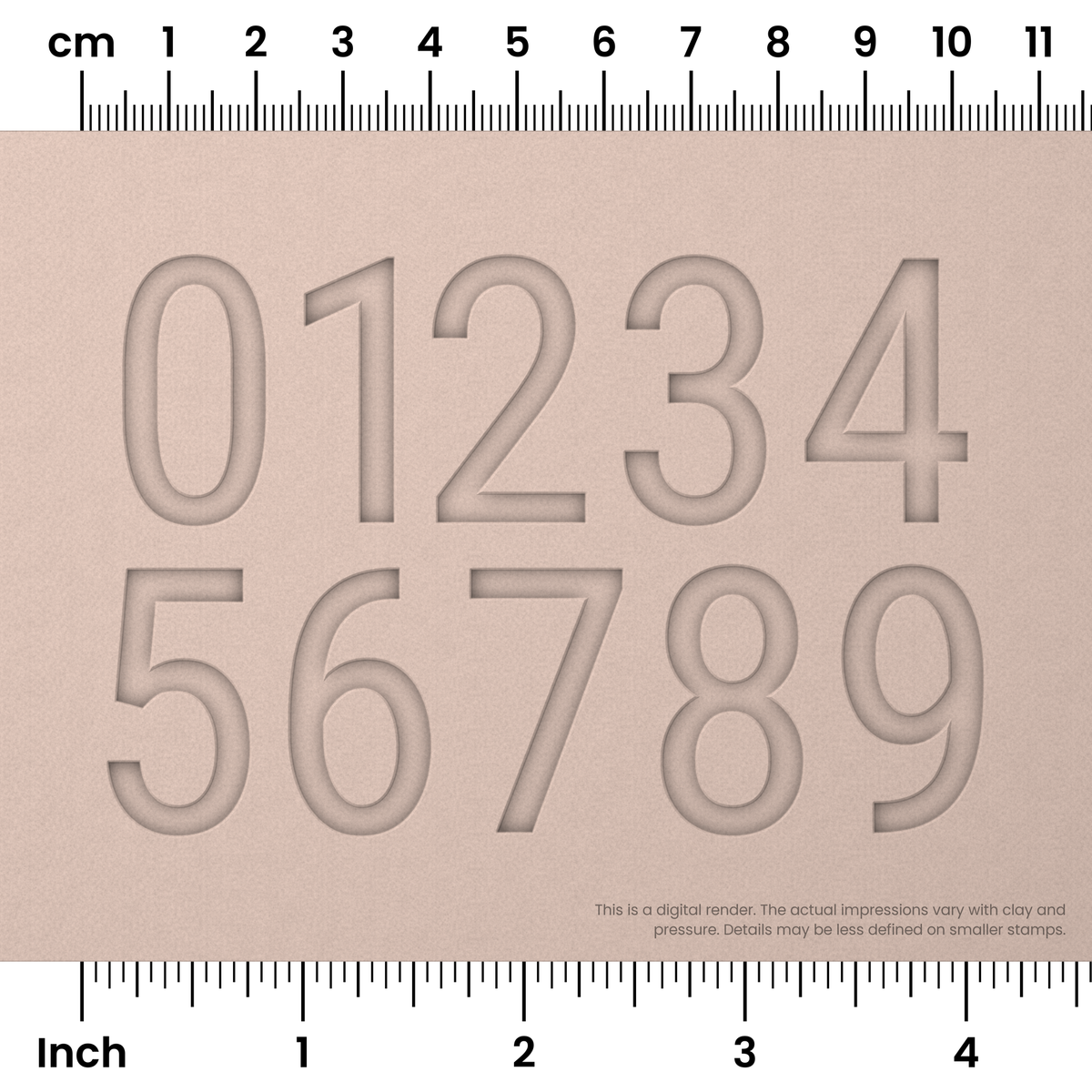 Roboto Condensed | Number Stamp Sets - Ceramind® Tools