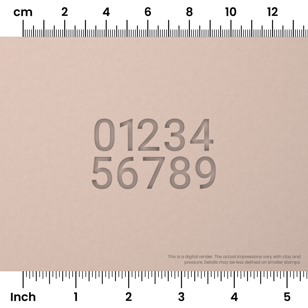 Roboto | Number Stamp Sets - Ceramind® Tools