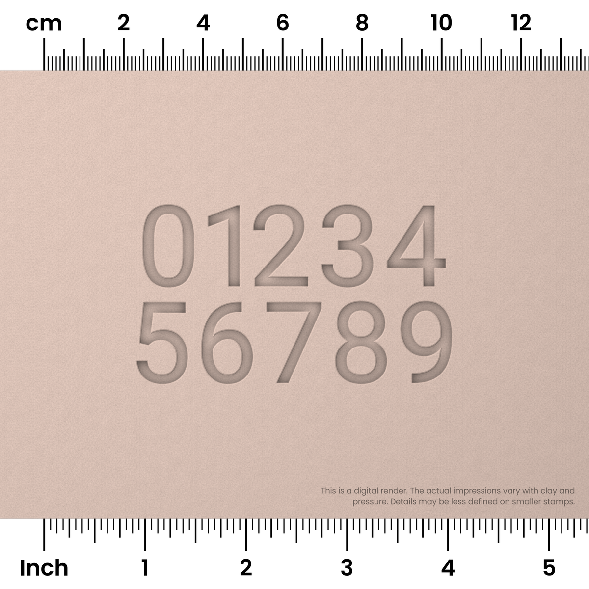 Roboto | Number Stamp Sets - Ceramind® Tools