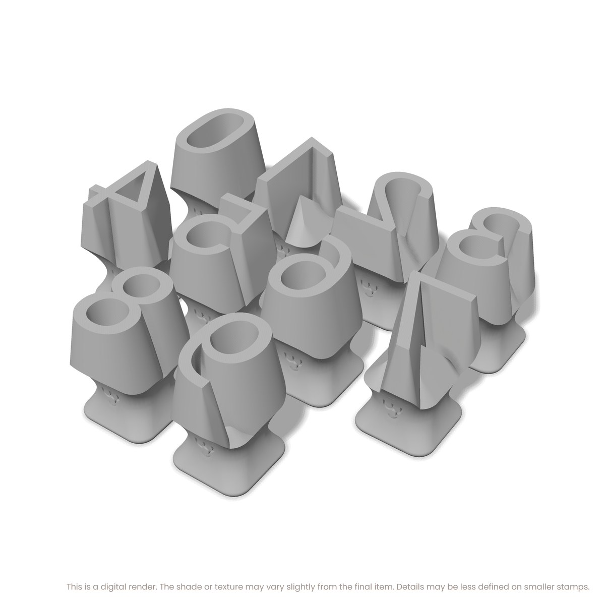Roboto | Number Stamp Sets - Ceramind® Tools