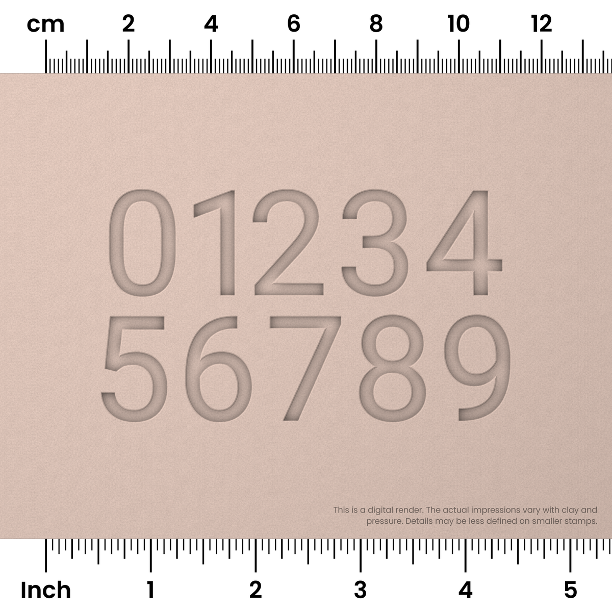 Roboto | Number Stamp Sets - Ceramind® Tools