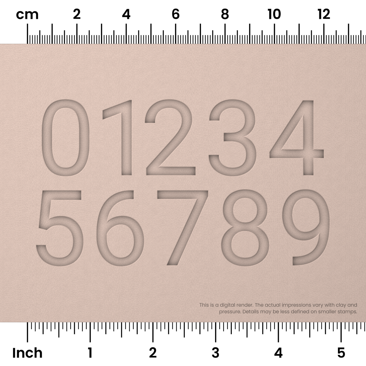 Roboto | Number Stamp Sets - Ceramind® Tools