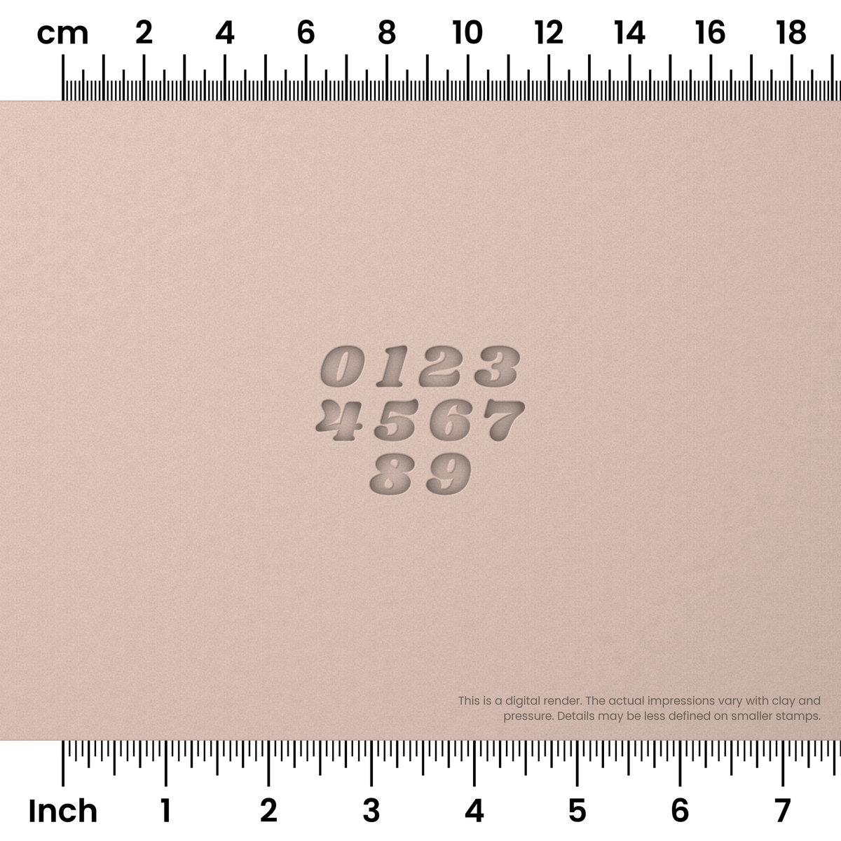 Shrikhand | Number Stamp Sets - Ceramind® Tools