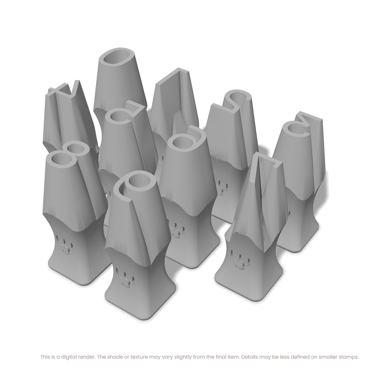 Sora | Number Stamp Sets - Ceramind® Tools