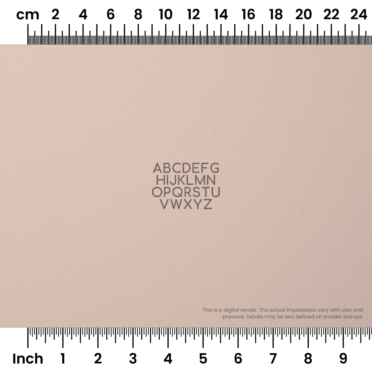 Comfortaa | All Caps | Alphabet Stamp Sets - Ceramind® Tools