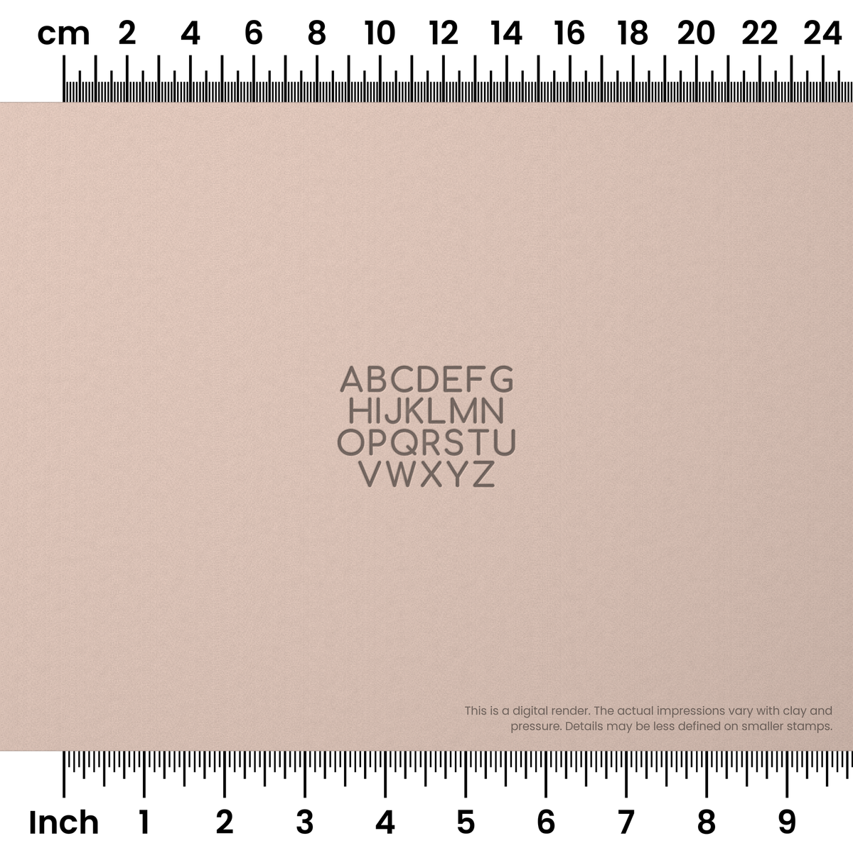 Comfortaa | All Caps | Alphabet Stamp Sets - Ceramind® Tools