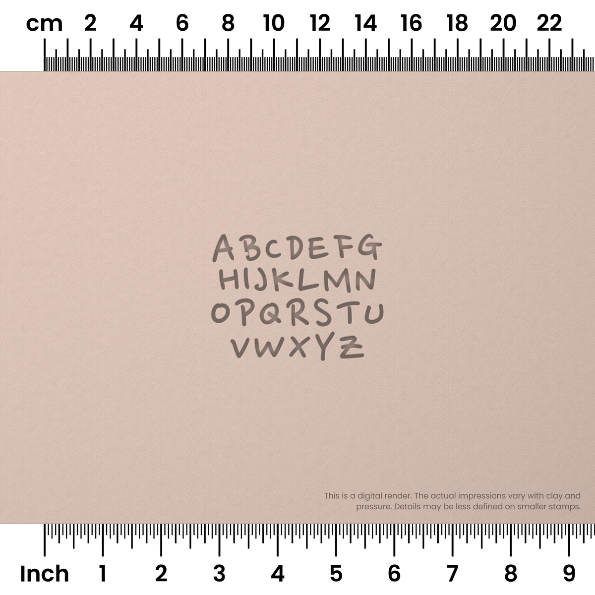 Nanum Pen | All Caps | Alphabet Stamp Sets - Ceramind® Tools