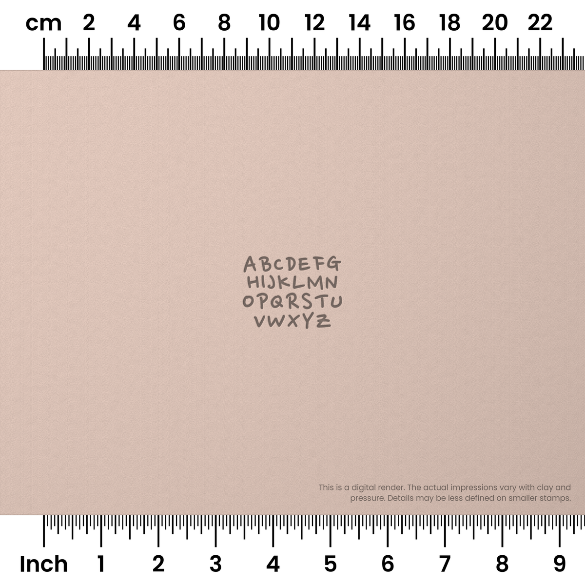 Nanum Pen | All Caps | Alphabet Stamp Sets - Ceramind® Tools