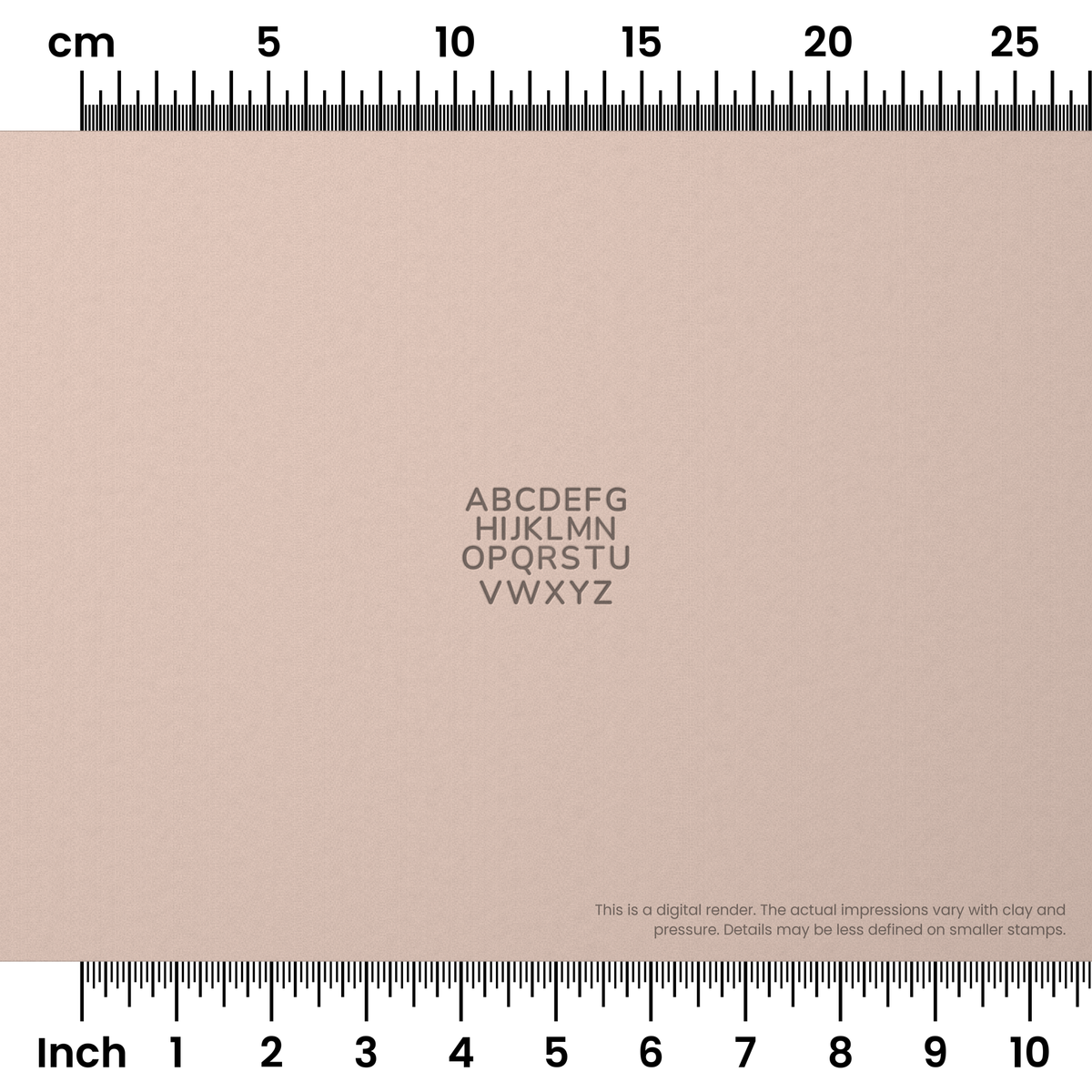 Nunito | All Caps | Alphabet Stamp Sets - Ceramind® Tools