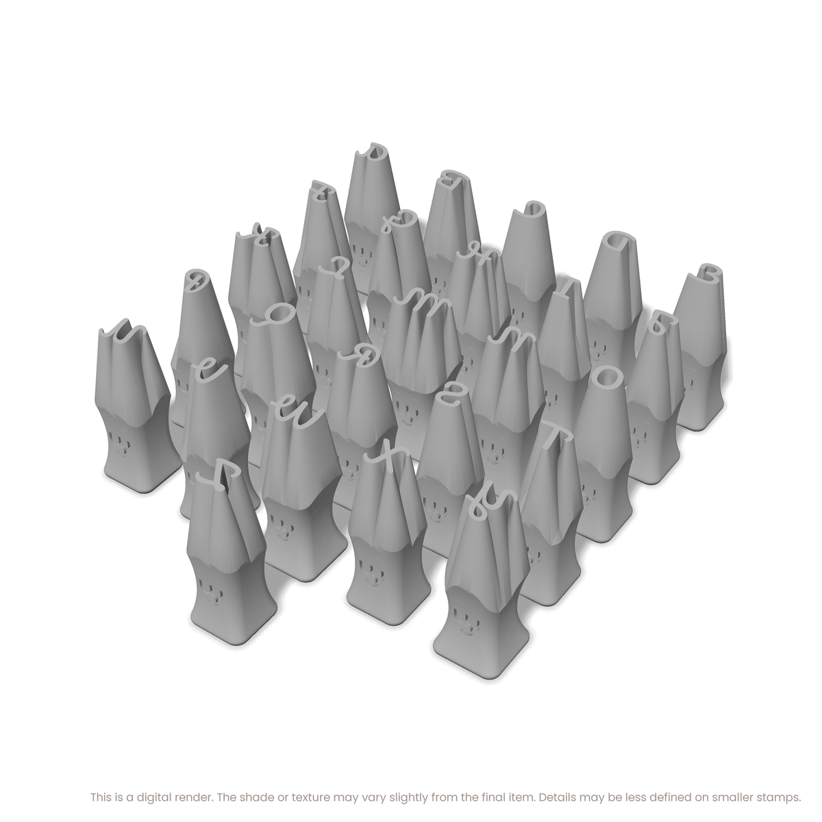 Pacifico | All Caps | Alphabet Stamp Sets - Ceramind® Tools