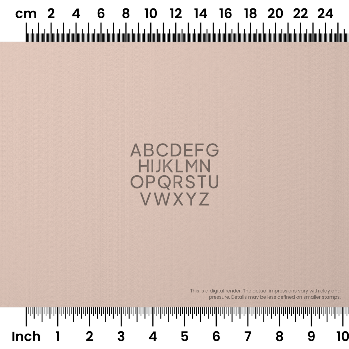 Plus Jakarta Sans | All Caps | Alphabet Stamp Sets - Ceramind® Tools