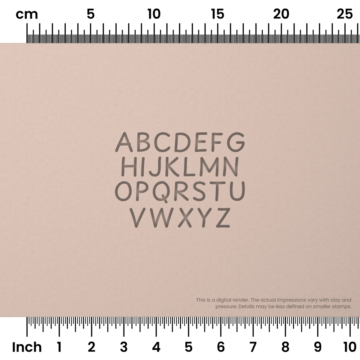 Playpen Sans | All Caps | Alphabet Stamp Sets - Ceramind® Tools