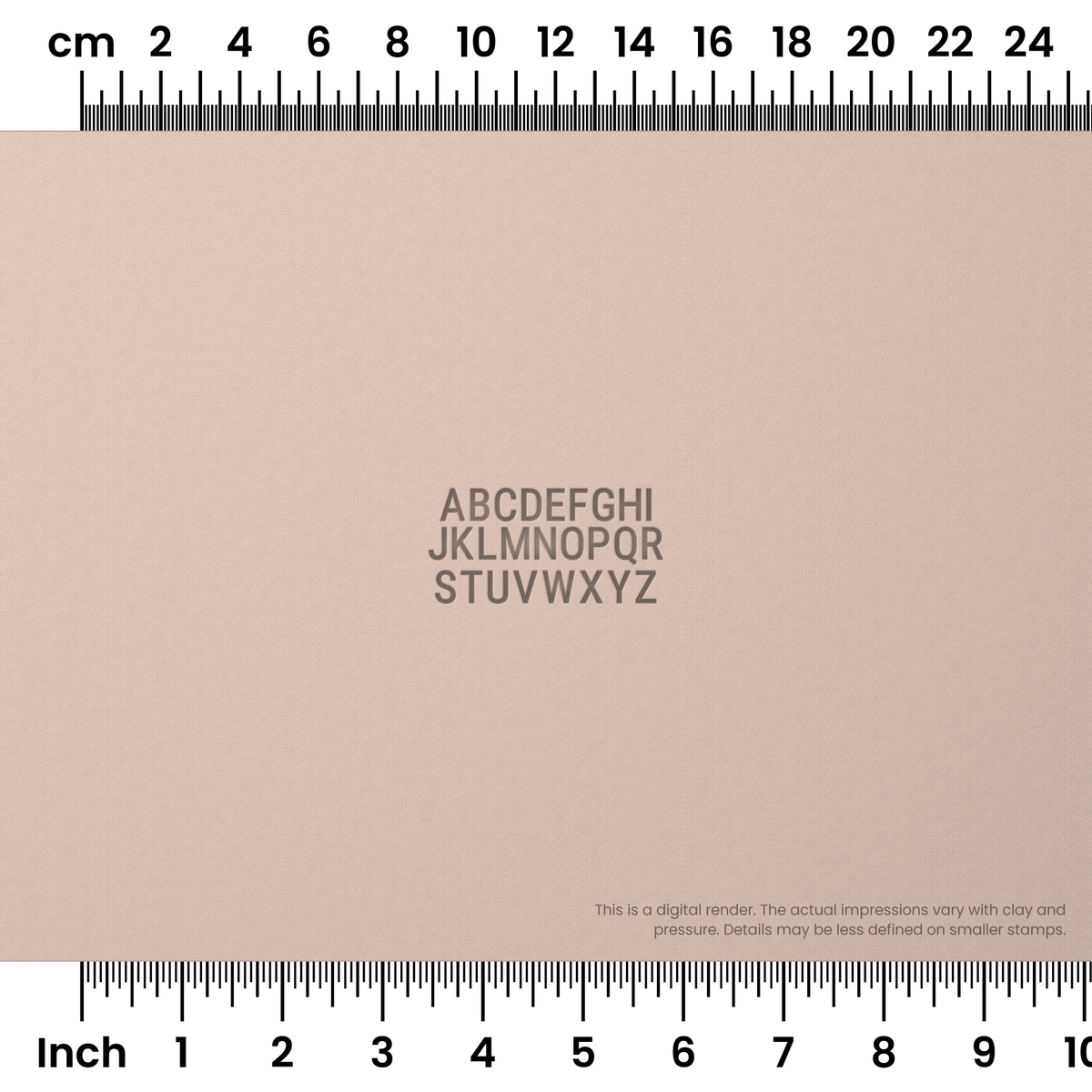 Roboto Condensed | All Caps | Alphabet Stamp Sets - Ceramind® Tools