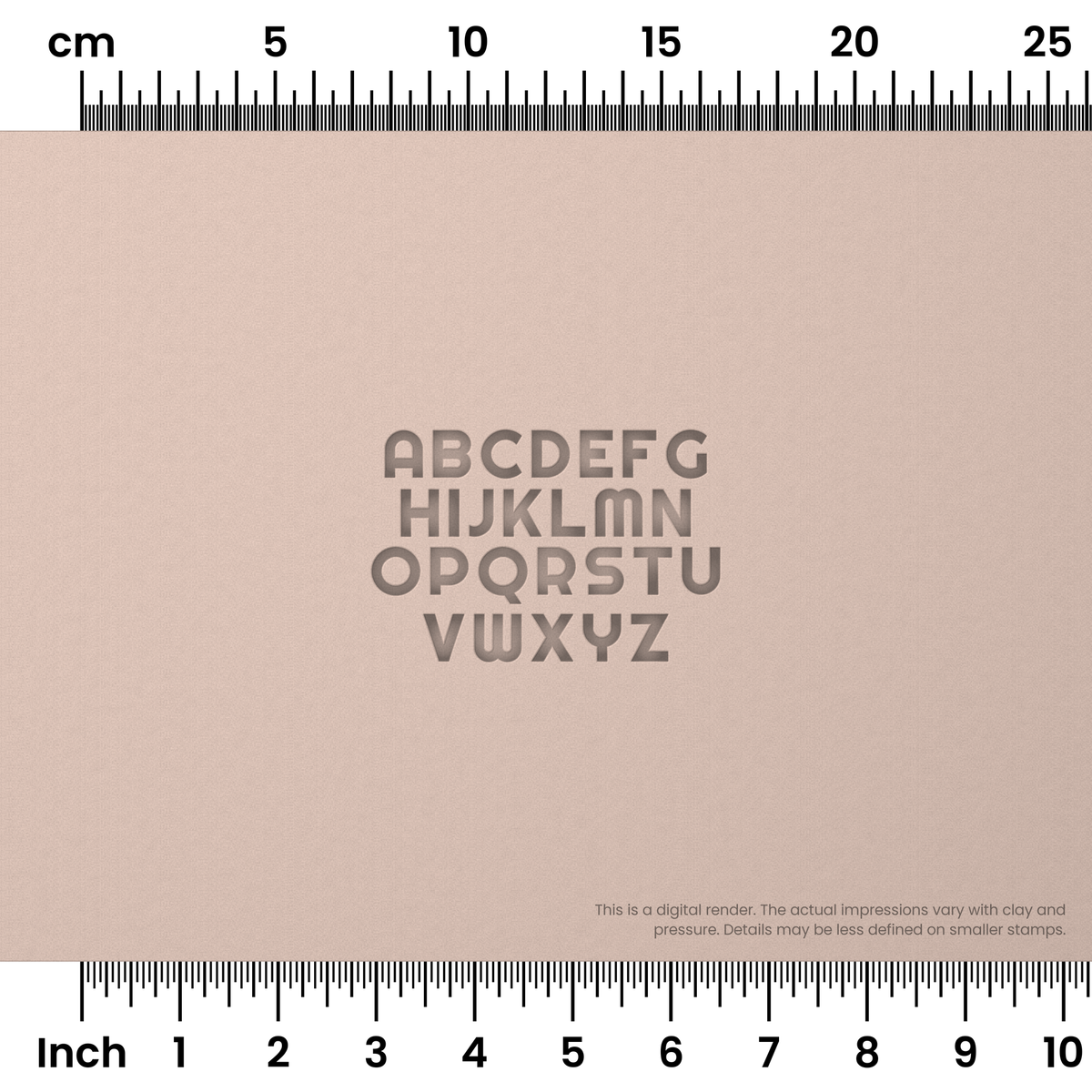 Righteous | All Caps | Alphabet Stamp Sets - Ceramind® Tools