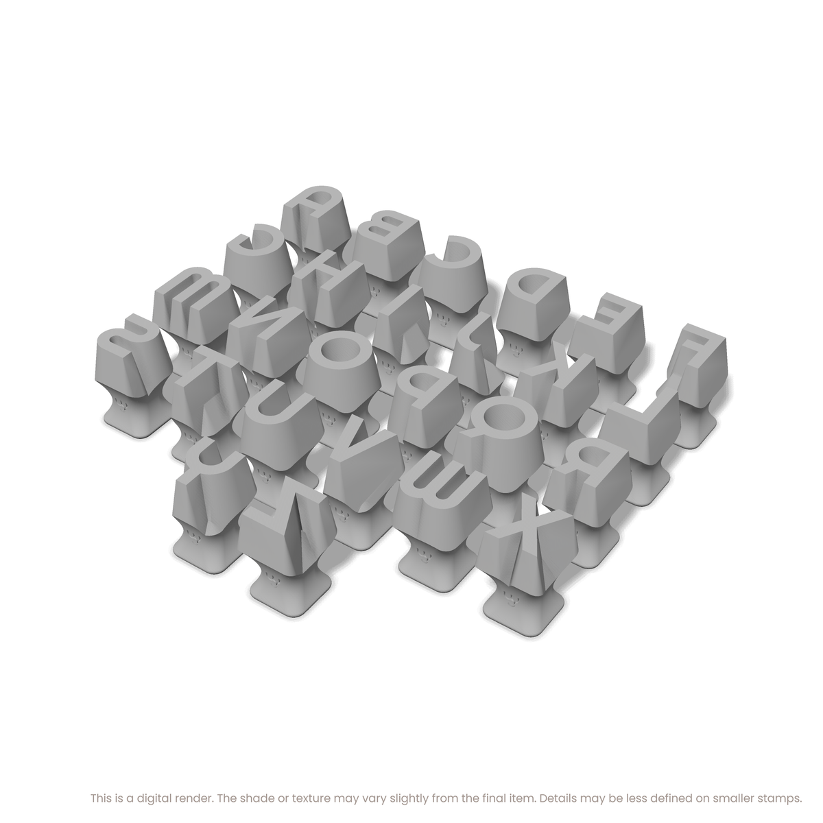 Righteous | All Caps | Alphabet Stamp Sets - Ceramind® Tools