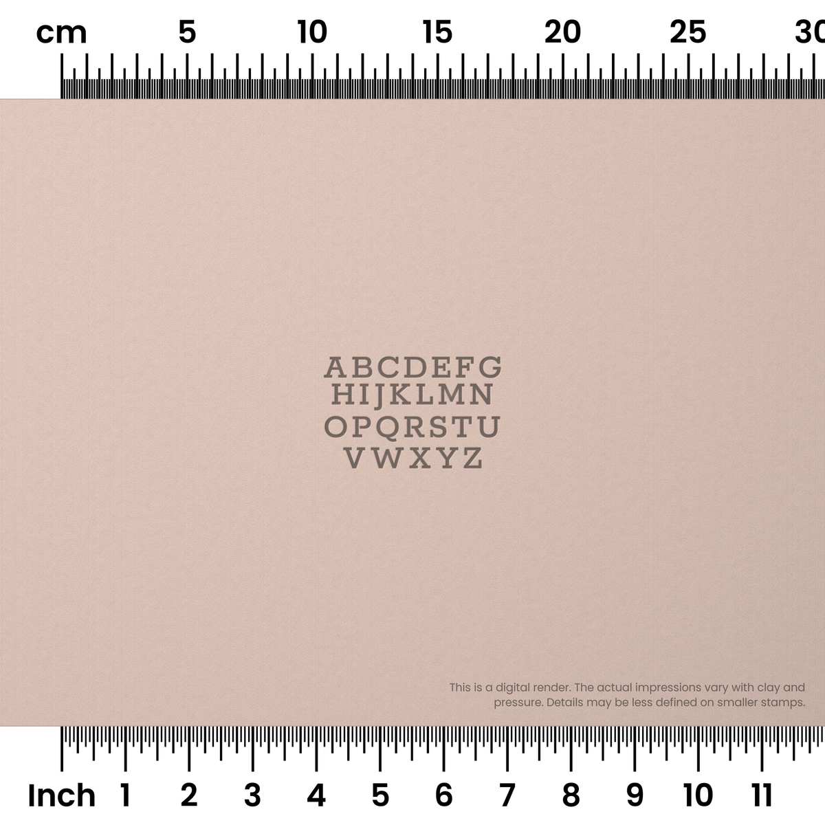 Rokkitt | All Caps | Alphabet Stamp Sets - Ceramind® Tools