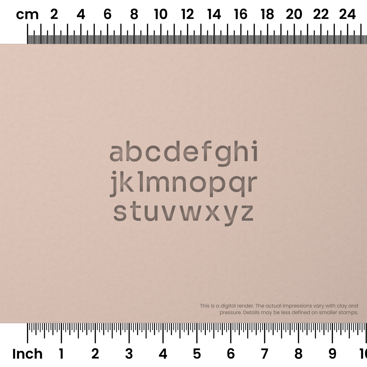 Sora | Lowercase | Alphabet Stamp Sets - Ceramind® Tools