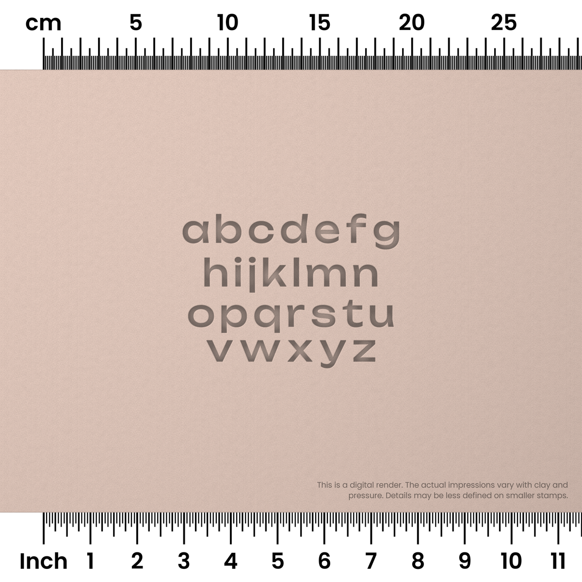 Unbounded | Lowercase | Alphabet Stamp Sets - Ceramind® Tools