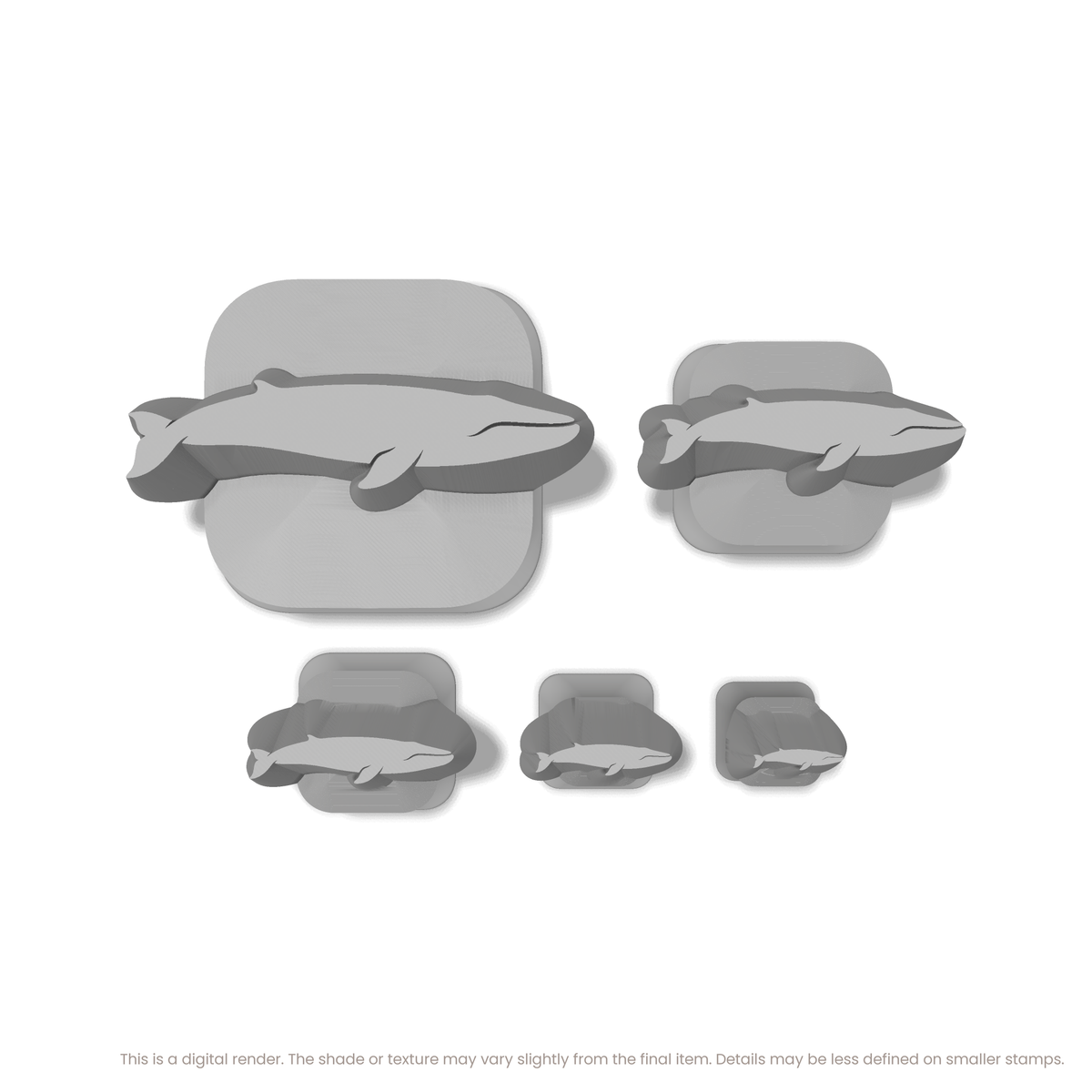 Blue Whale Stamps - Ceramind® Tools