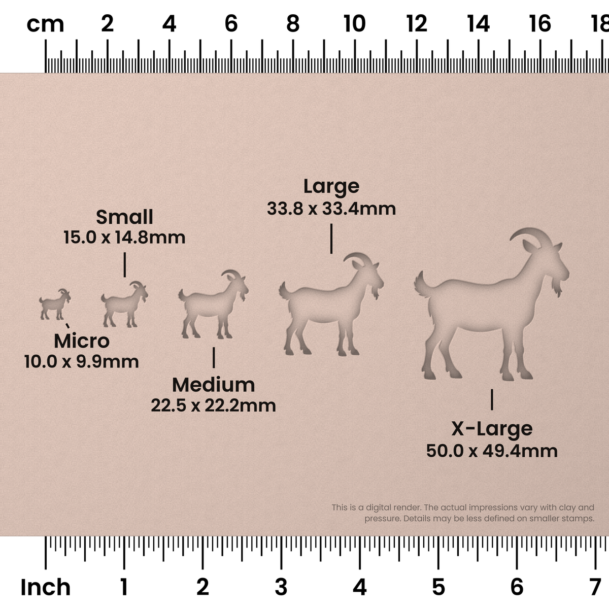 Goat Stamps - Ceramind® Tools