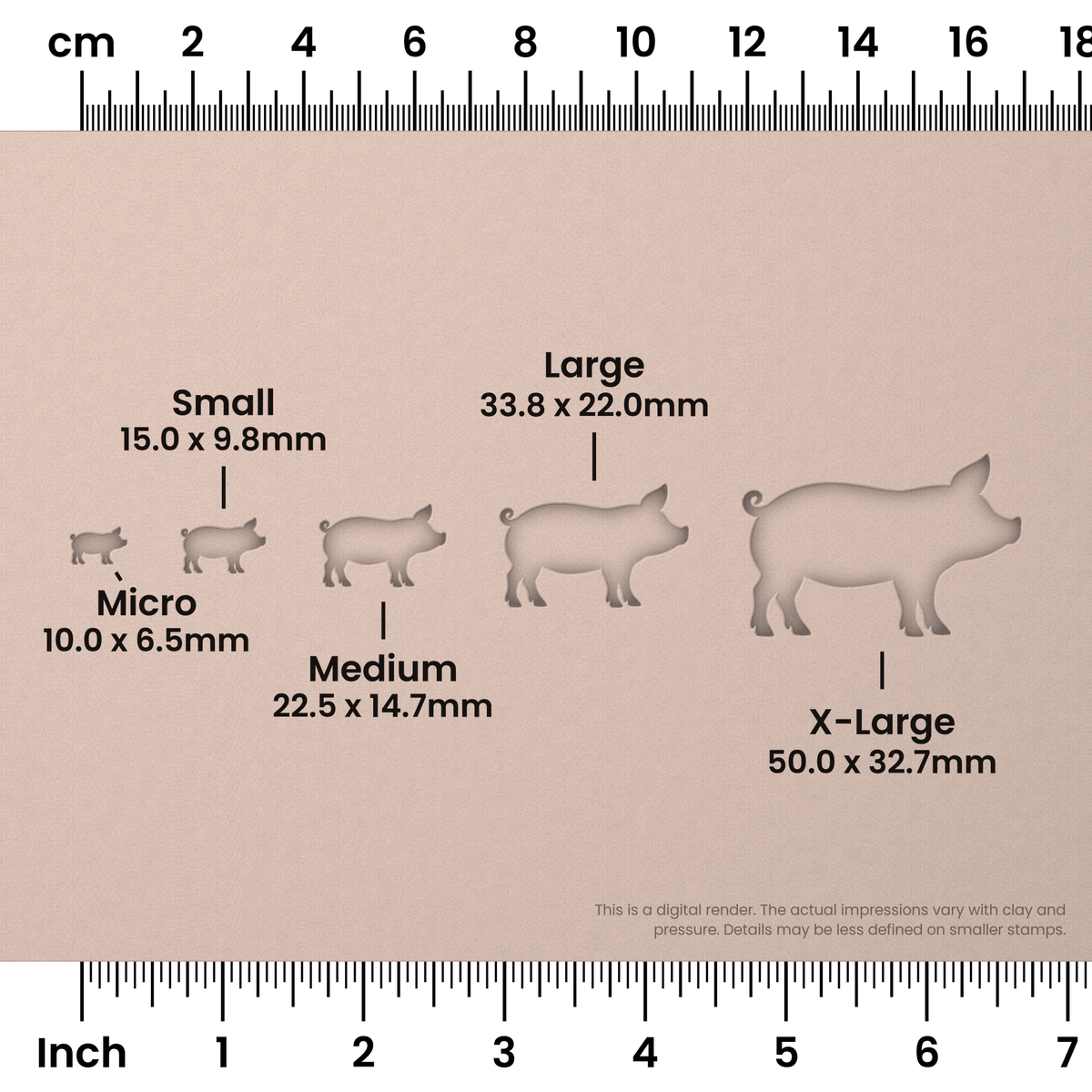Pig Stamps - Ceramind® Tools
