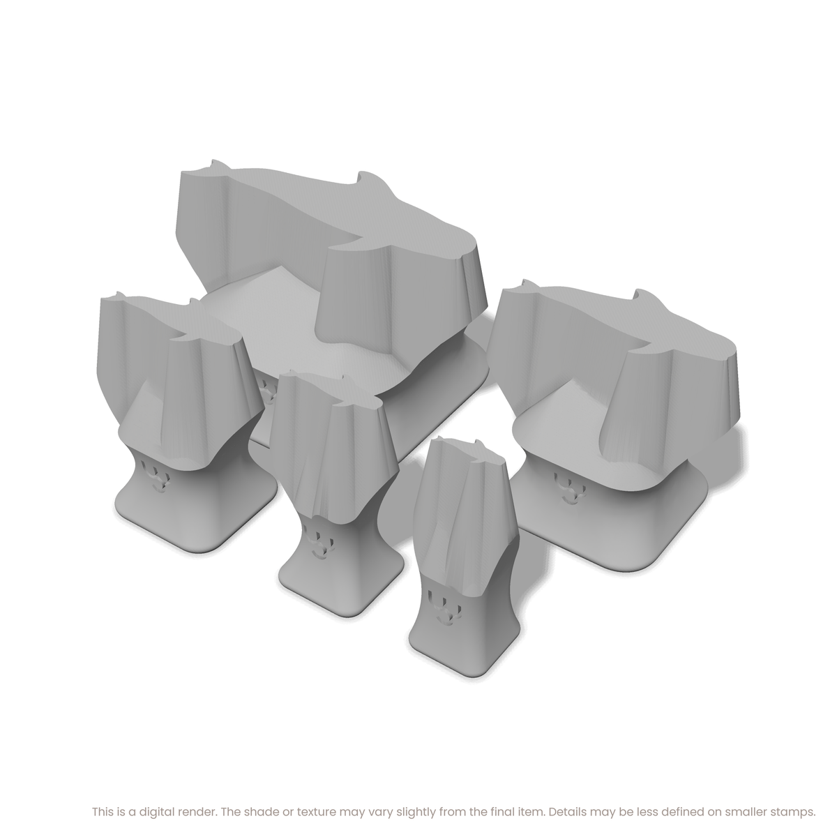 Pilot Whale Stamps - Ceramind® Tools
