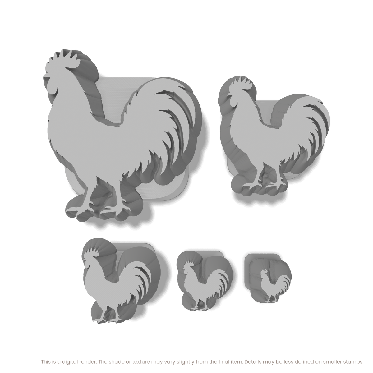 Rooster Stamps - Ceramind® Tools