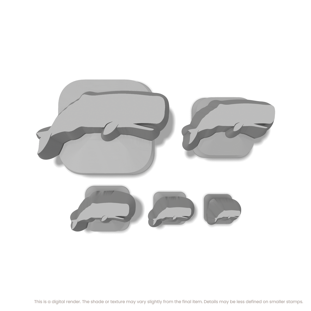 Sperm Whale Stamps - Ceramind® Tools