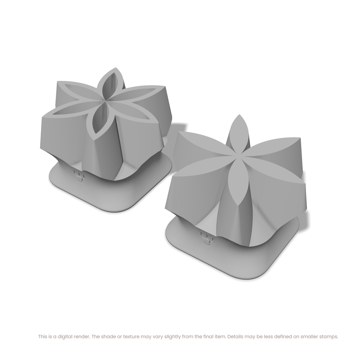Flower of Life Stamp Set: Star, 2 Petals Wide - Ceramind® Tools