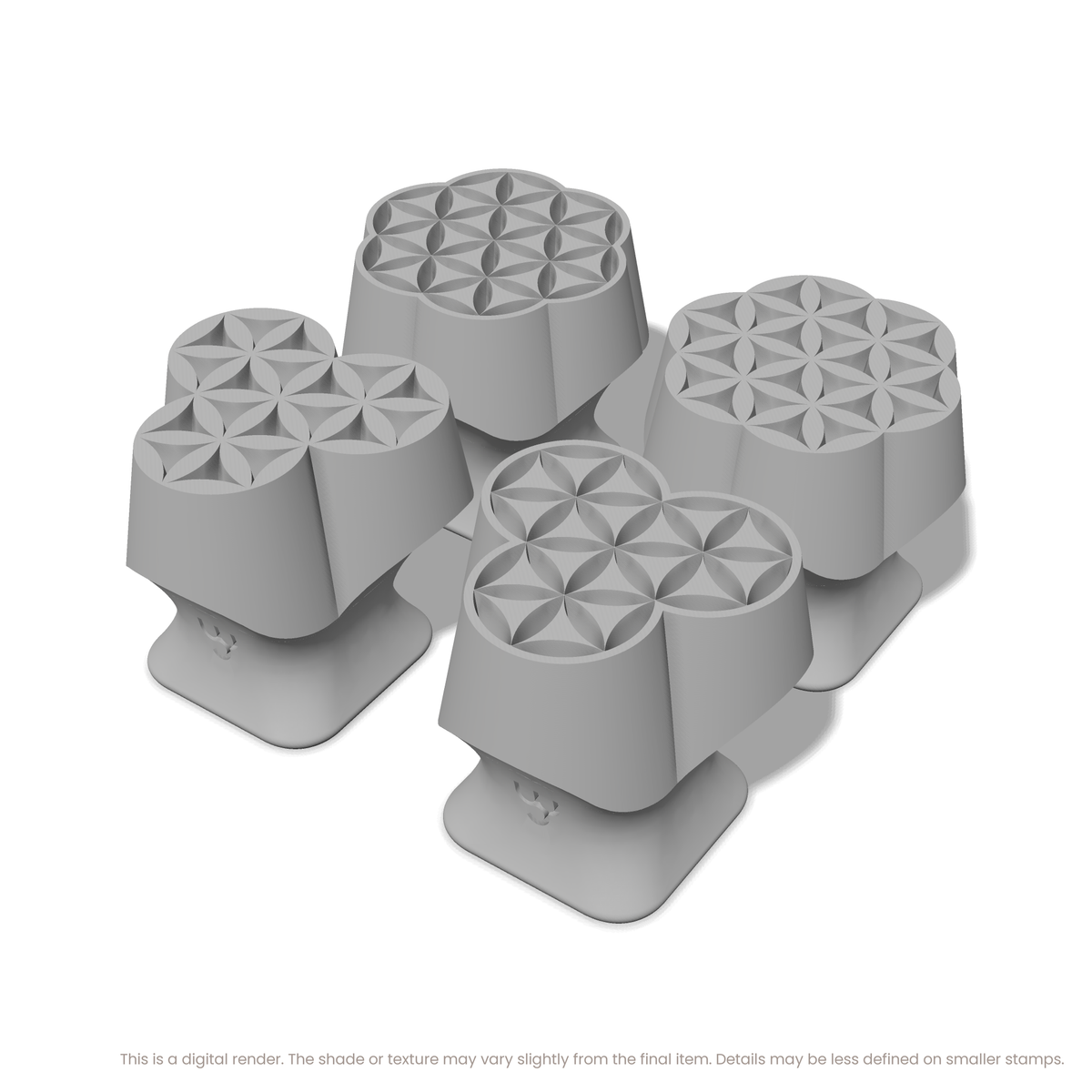 Flower of Life Stamp Set: Seven Circle & Four Circle - Ceramind® Tools