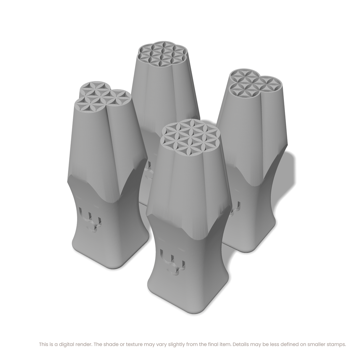 Flower of Life Stamp Set: Seven Circle & Four Circle - Ceramind® Tools
