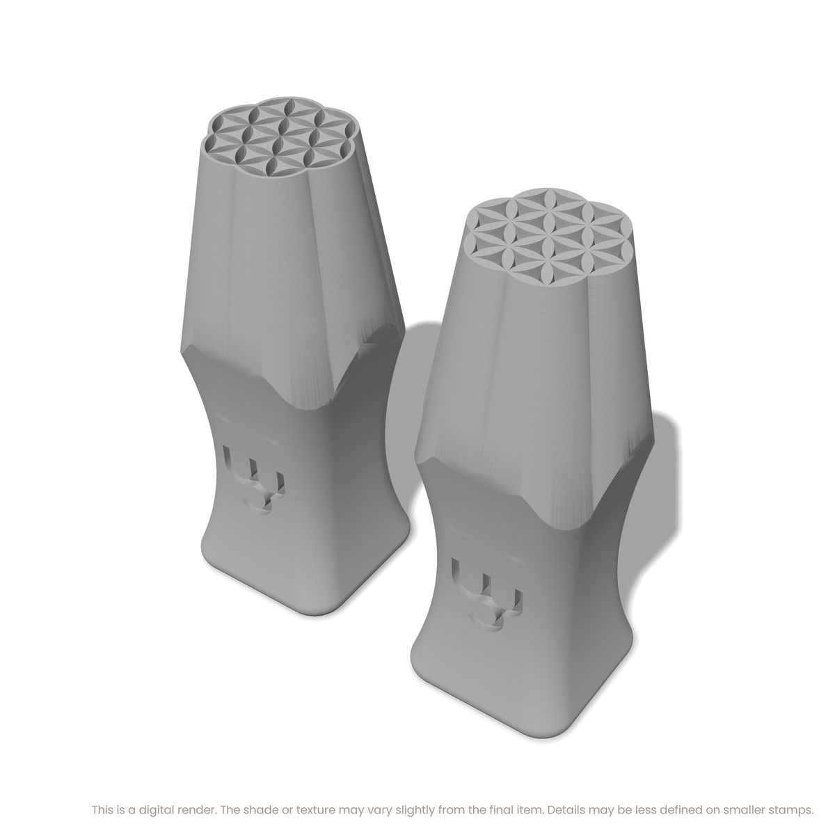 Flower of Life Stamp Set: Seven Circle, 4 Petals Wide - Ceramind® Tools