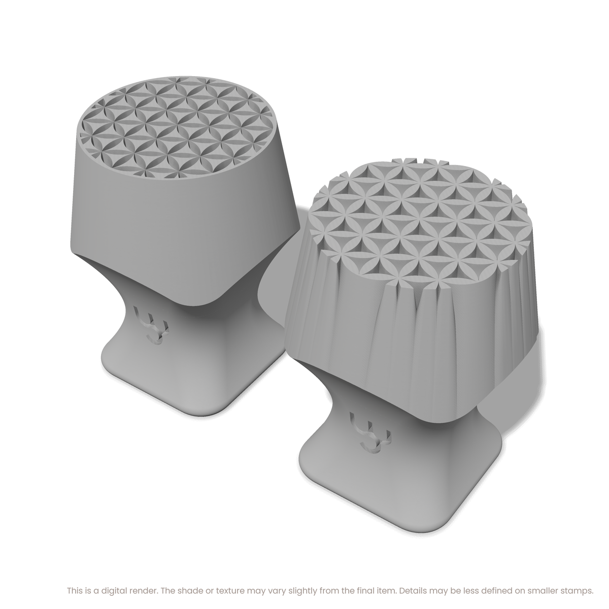 Flower of Life Stamp Set: Circle, 6 Petals Wide - Ceramind® Tools